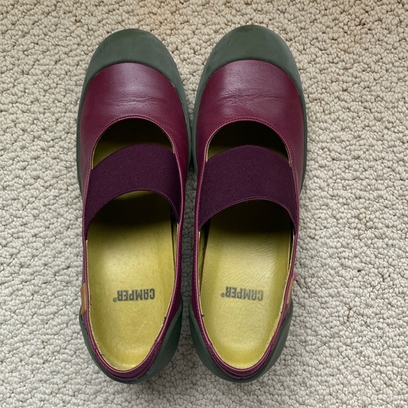 🍄Camper tri-color statement pumps EUC - Picture 2 of 3